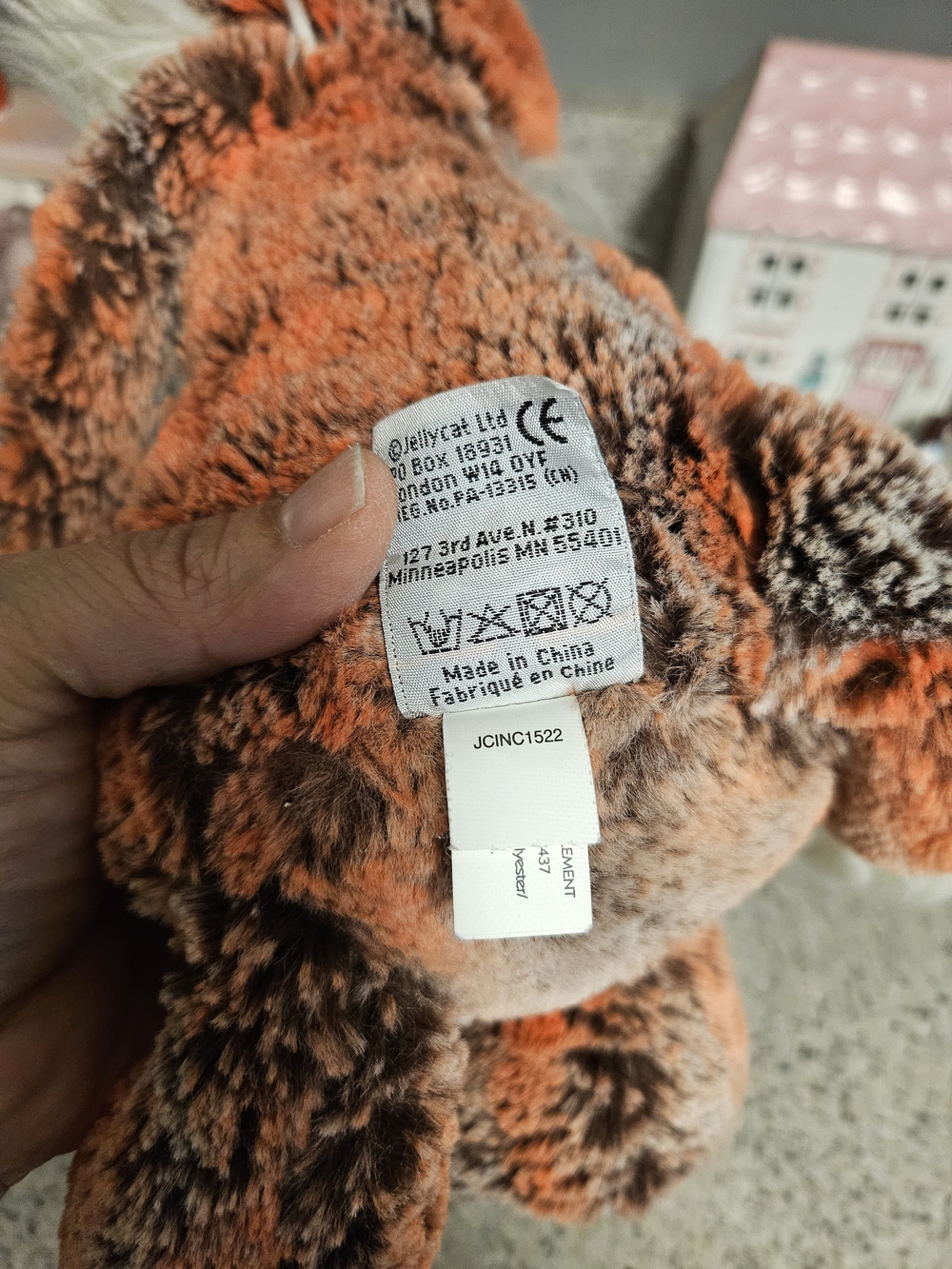 Jellycat Woodland Babe Fox - Rare Mottle Red/Grey Mix Fox Soft Toy US Exclusive - Picture 4 of 9
